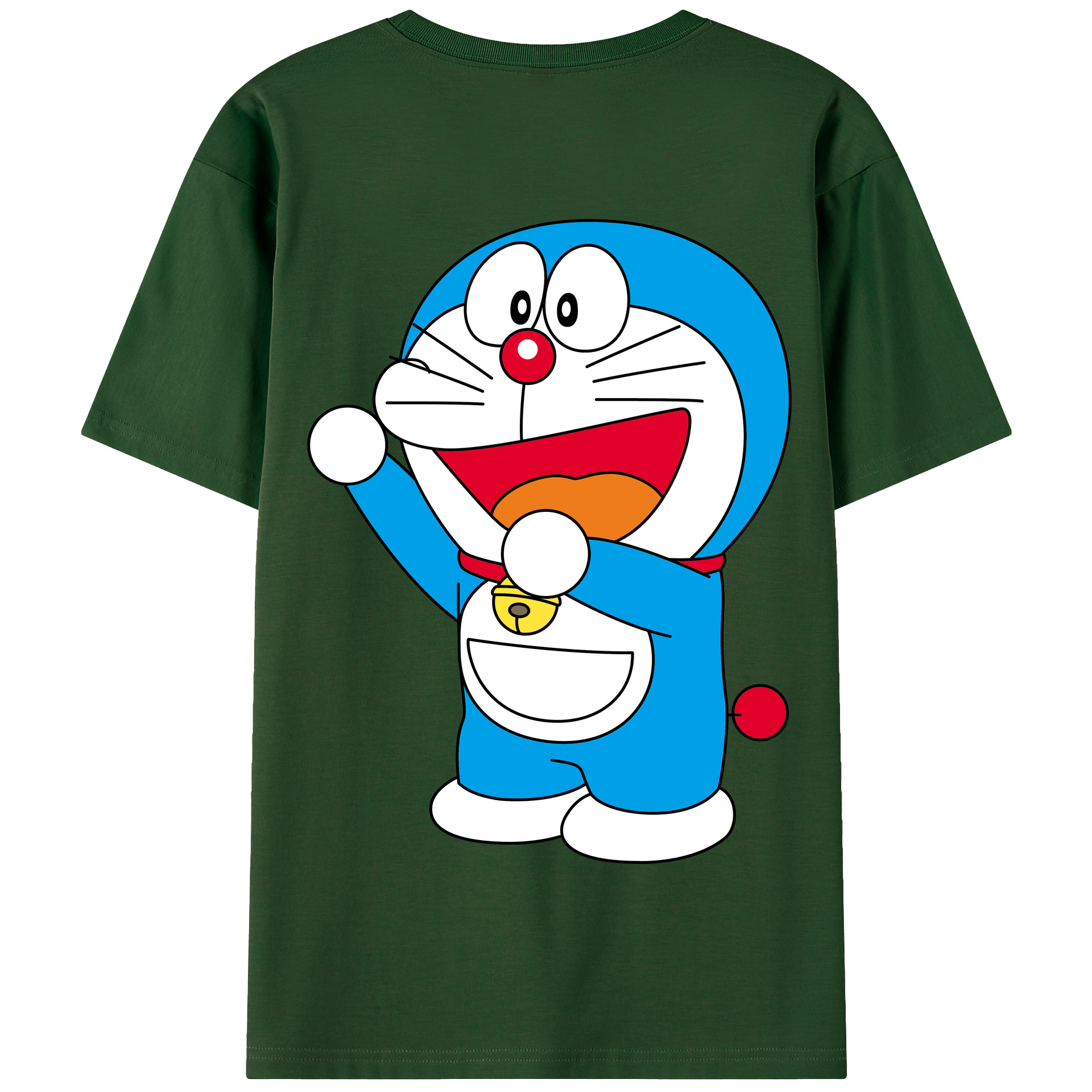 （画像用） ドラえもん Doraemon 綿100％半袖Tシャツ（背面プリント）